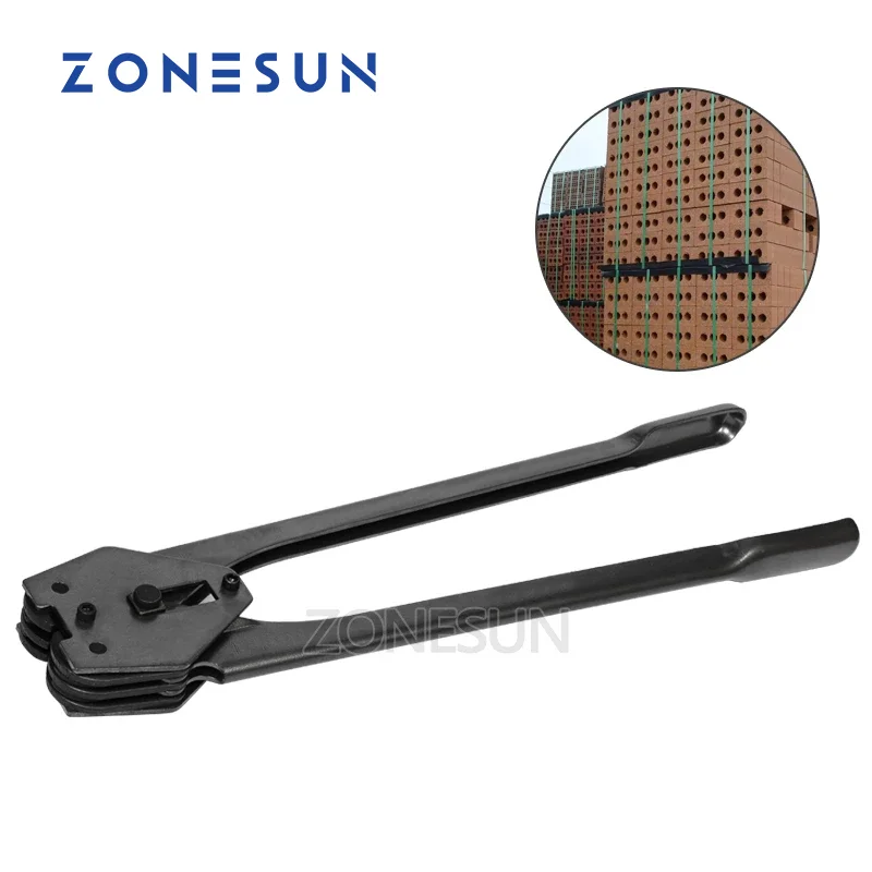 

ZONESUN Manual Plastic Strapping Tool Manual PET Strapping Tool Sealer For 12mm to 16mm Strap