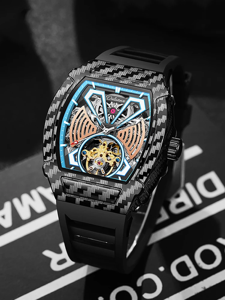 

2025 мужские часы, лучший бренд класса люкс, мужские военные спортивные наручные часы, автоматические механические часы с турбийоном, relogio masculino