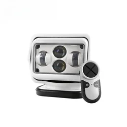 60W led car remote control outdoor searchlight working light fishing searchlight spotlights