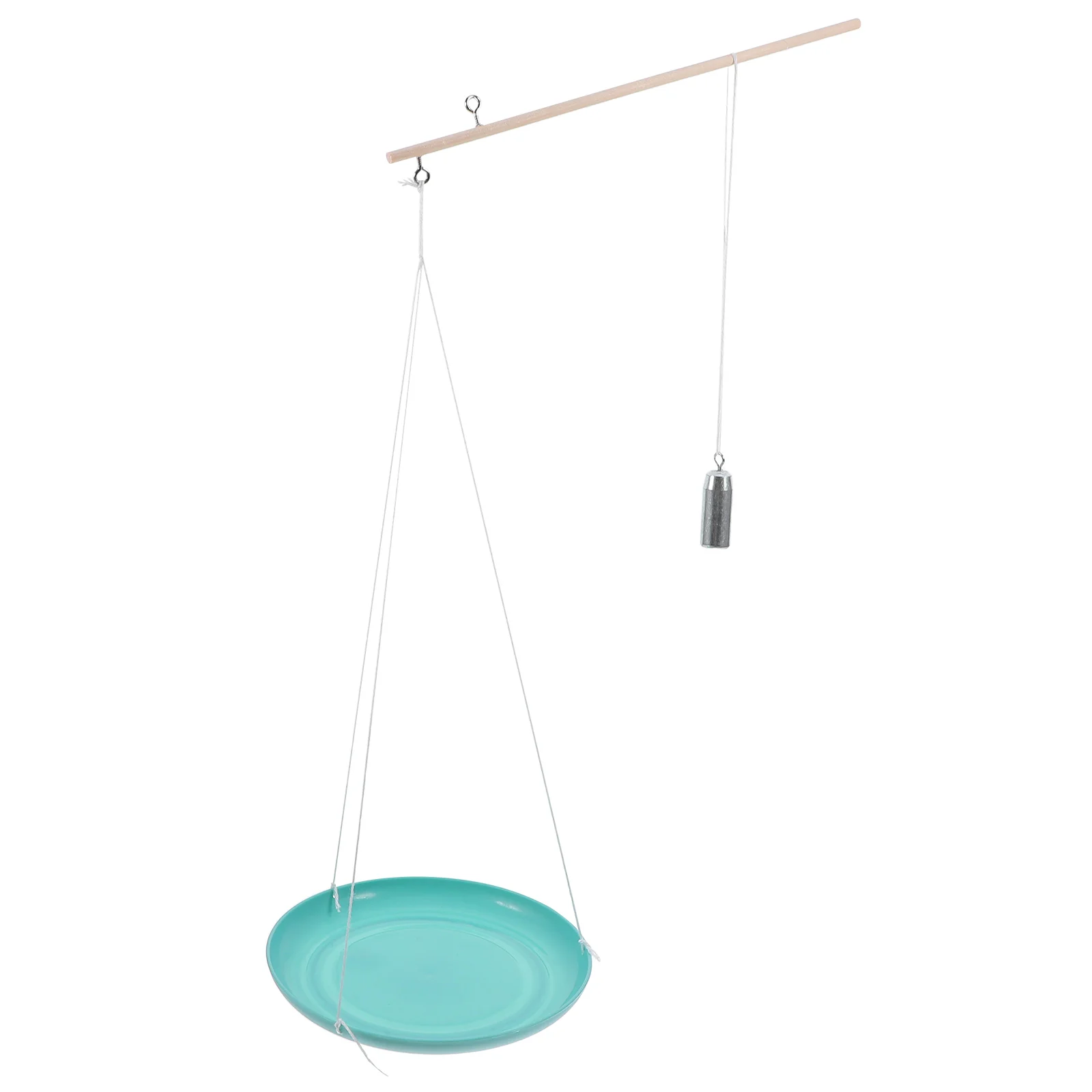 Pole Scale Kids Toy Small Steelyards for Craft Wood Education Plaything