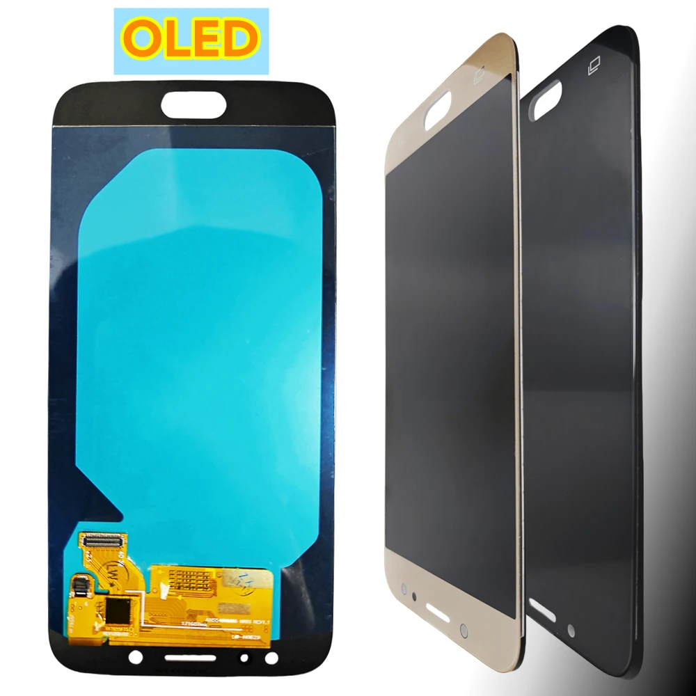 Pantalla LCD OLED para Samsung Galaxy J7 Pro 2017, J730, J730F, J730GM, J730G, montaje de digitalizador con pantalla táctil, reemplazo