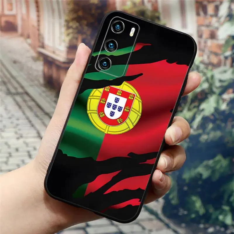 Portugal National Flag Phone Case For Huawei Mate 30 20 10 40 Lite Pro Nova 7 6 SE 3i 5 4 3 2 3E 4E 2s Fundas Shell Cover