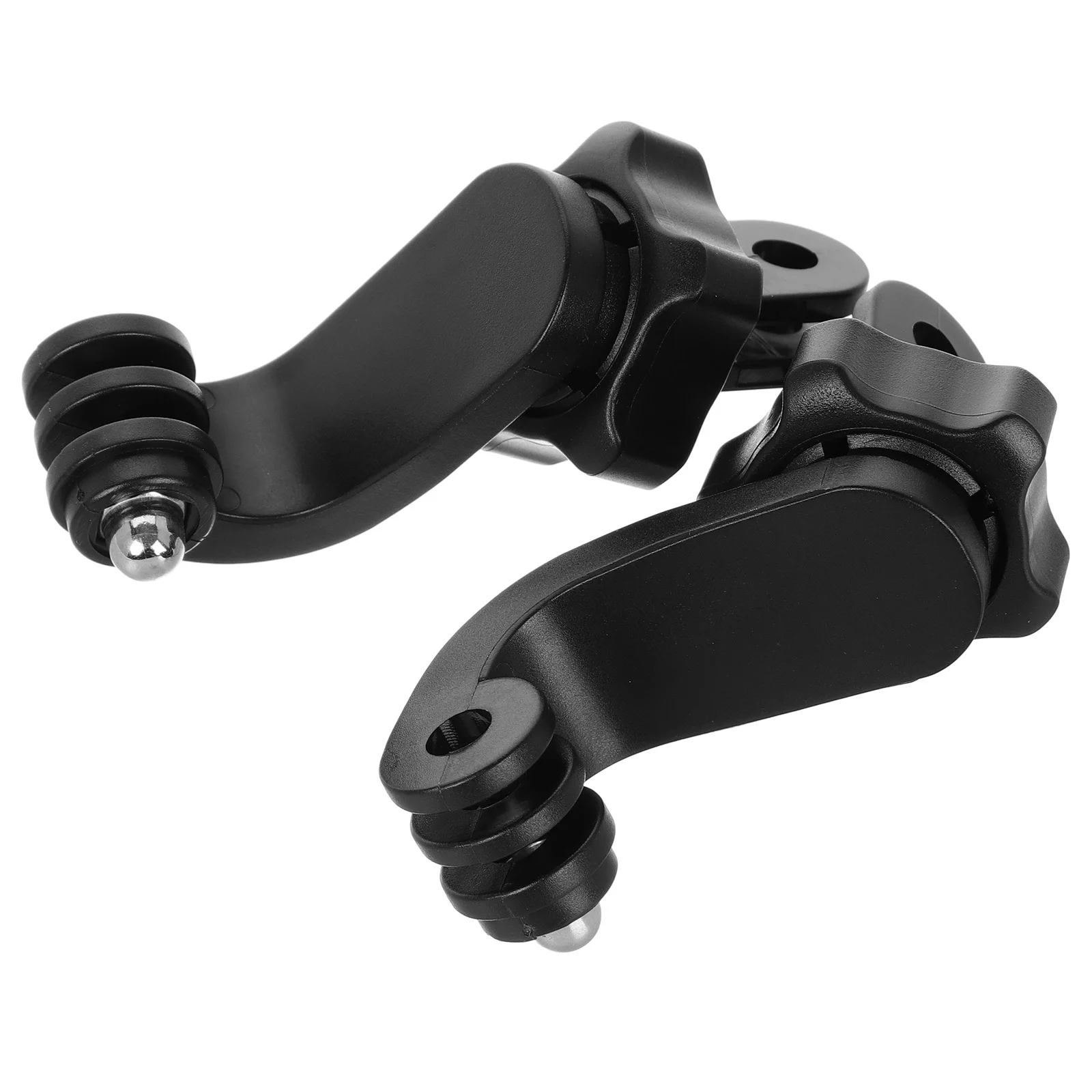 

2pcs Universal Action Camera Pivot Mount Adapter For 360-Degree Rotating Swivel Head With Vertical Horizontal Connector
