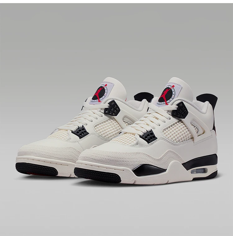 Nike Authentic Air Jordan 4 Herren-Trainings-Basketballschuhe IM4002-100 – Detail 2