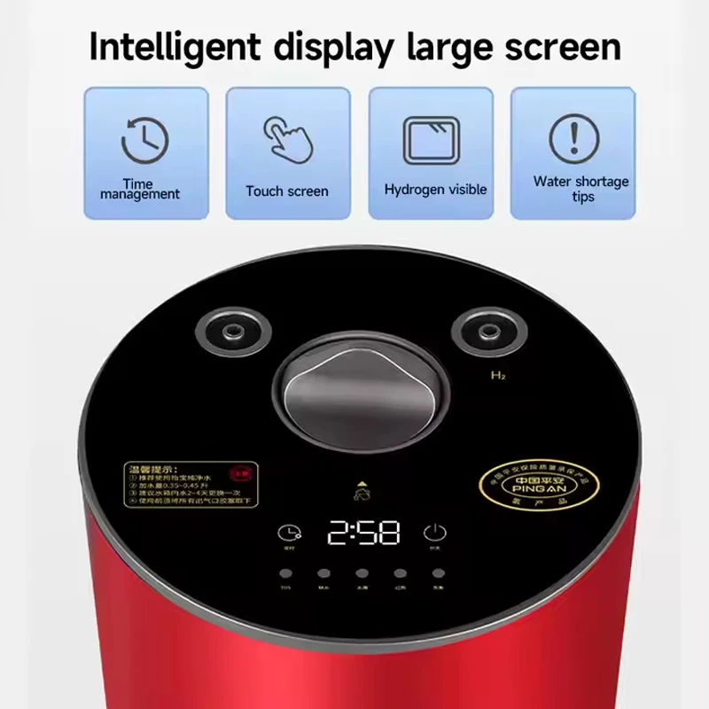 Hydrogen Oxygen Production System Generator Inhalation Machine Health Care H2 Absorption Device for Home Outdoor Car Mini Mode