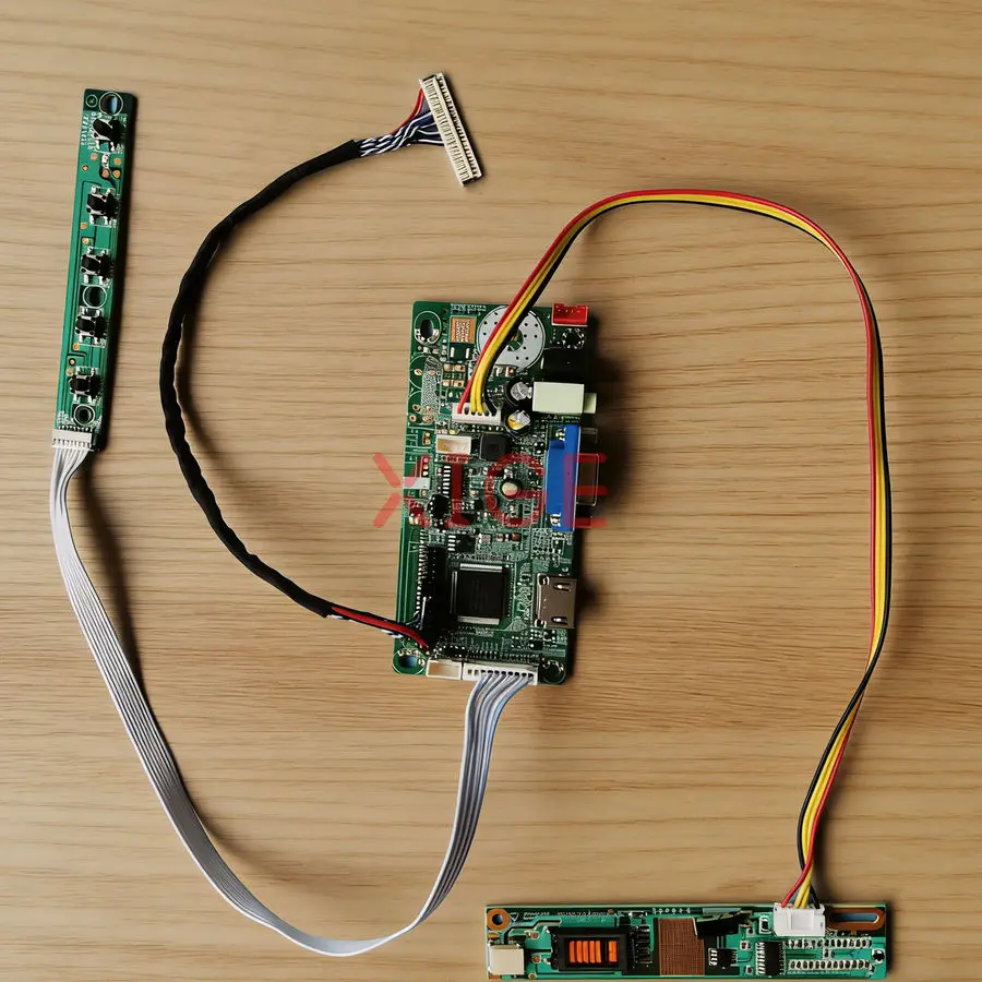 For LP154WU1 LP171WU3 LP171WU1 LQ154M1LW Monitor Controller Drive Board DIY Kit LVDS 30-Pin 1920*1200 1-CCFL 1920x1200 HDMI+VGA
