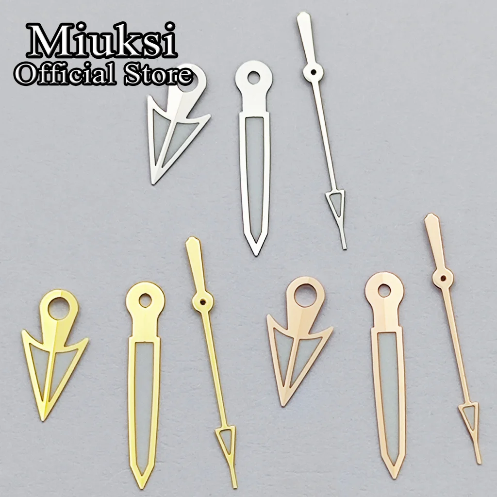 Miuksi Watch Hands Blue Silver Gold Red Black White fit NH34 NH35 NH36 automatic movement green luminous accessory part