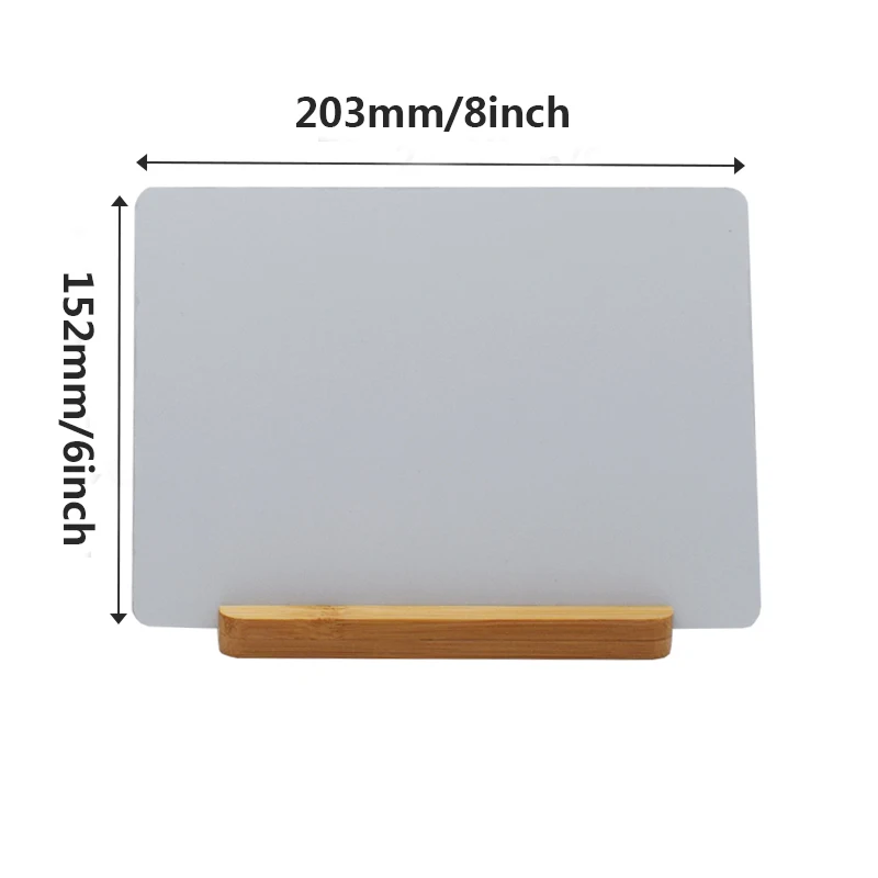 Free shipping 50pcs/lot 1mm thick Aluminum Photo frame Sublimation blanks aluminum photo frame Bamboo base