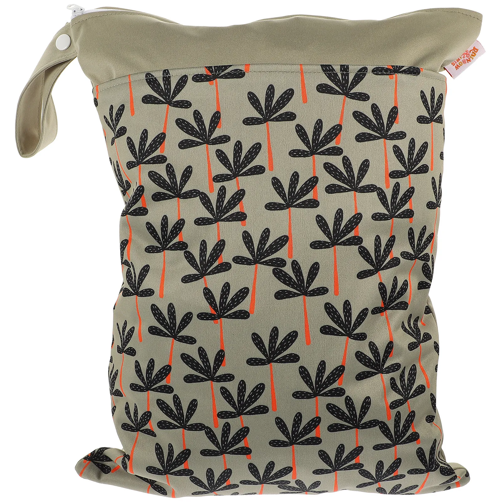Diaper Storage Bag Waterproof Zipper Organizer Pouch for Infant Diapers Wet Dry Sanitary Items Travel Mommy Baby Essentials