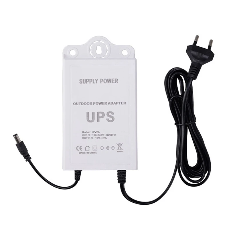 

12V-2A Uninterruptible Power Supply For Wifi, Router, Modem, Security Camera Mini UPS Battery Backup Protector