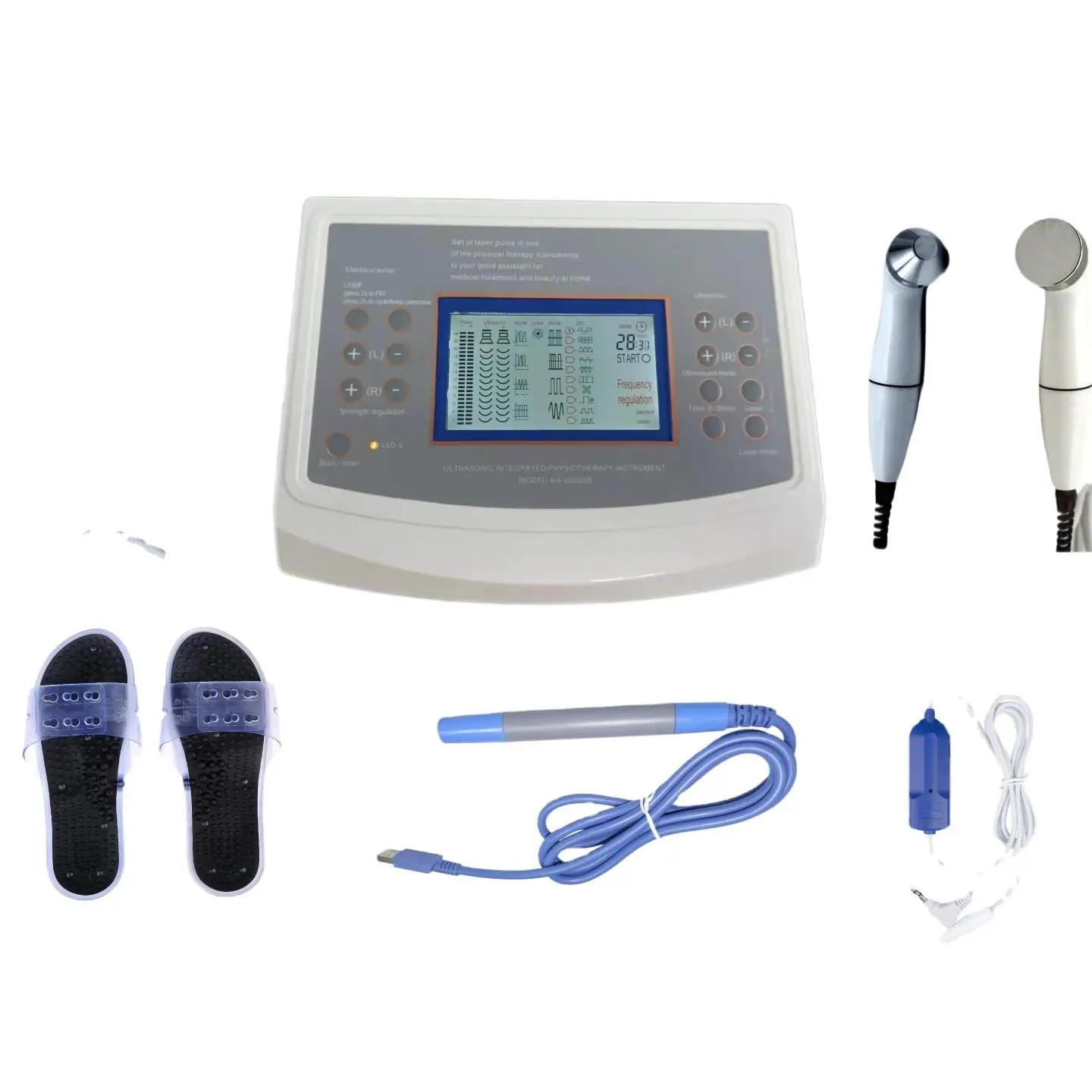 1MHZ 3MHZ Double Channels Ultrasound Body Massage Machine for Home Use