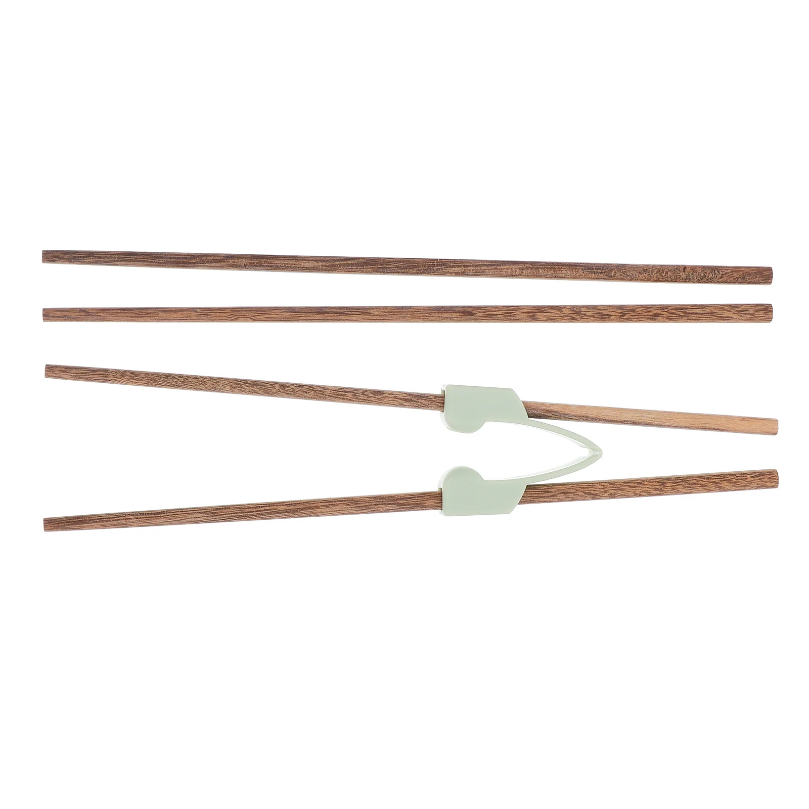 

2Pairs Anti Tremor Chopsticks Assist Elderly Adaptive Eating Utensils Automatic Rebound Wooden Training Chopsticks for Seniors