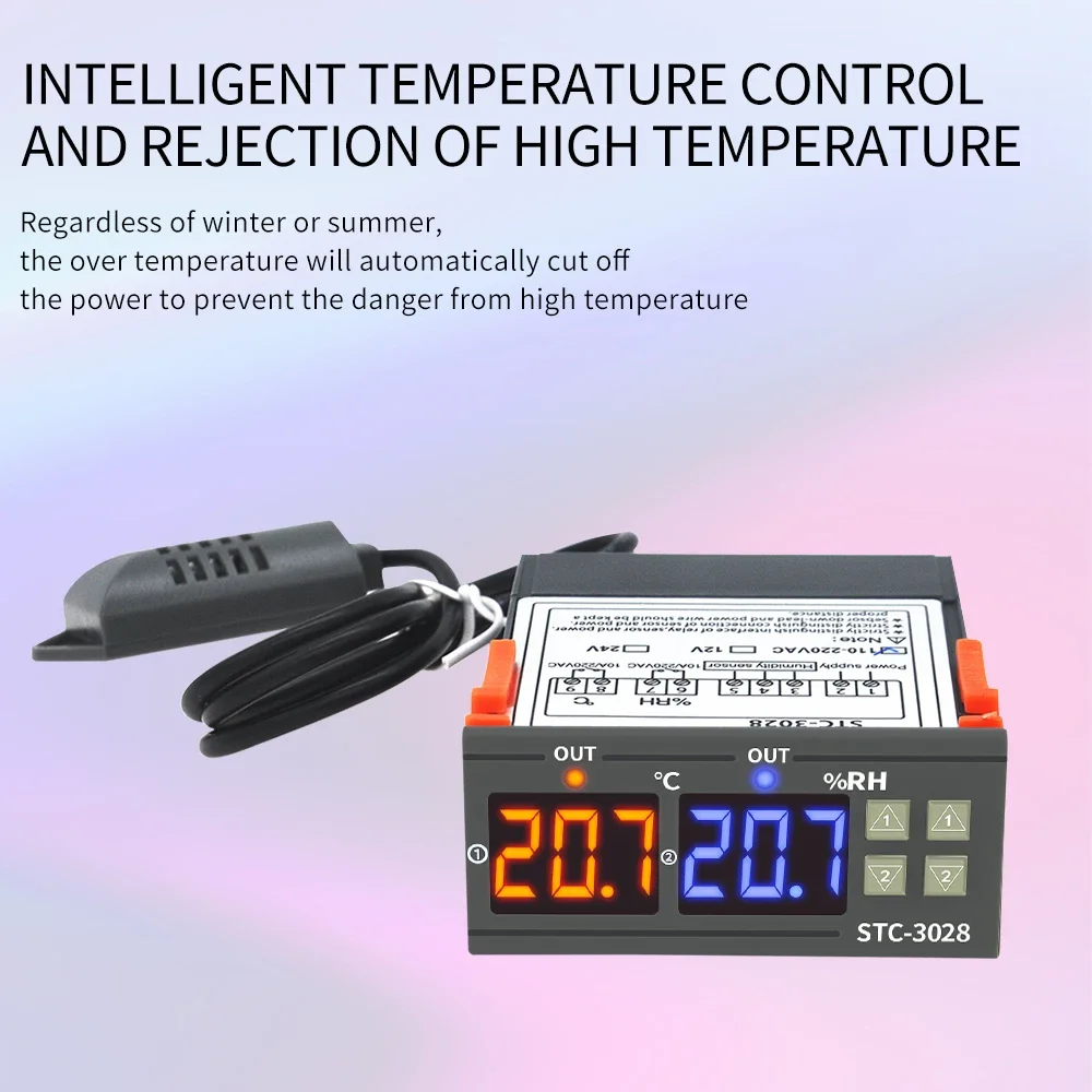 STC-3028 STC-1000 Temperaturregler-Thermostat, 12 V, 24 V, 220 V, Thermostat und Heizung, Kühlersteuerung, Inkubator