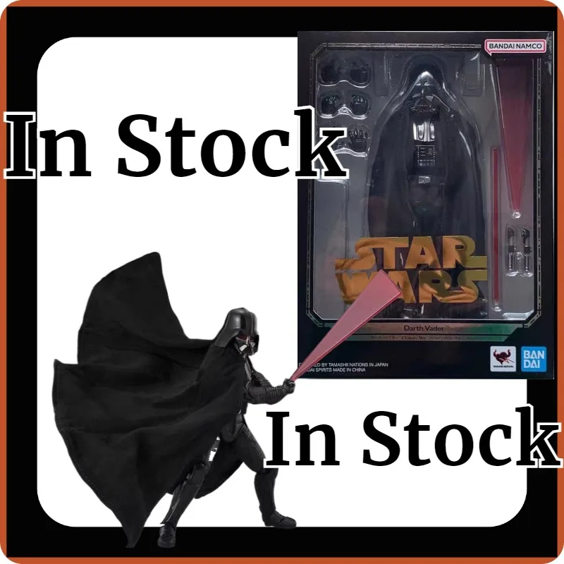 

In Stock Bandai S.H.Figuarts Star Wars Darth Vader Action Figures Desktop Decoration Models Toys Anime Characters Collection