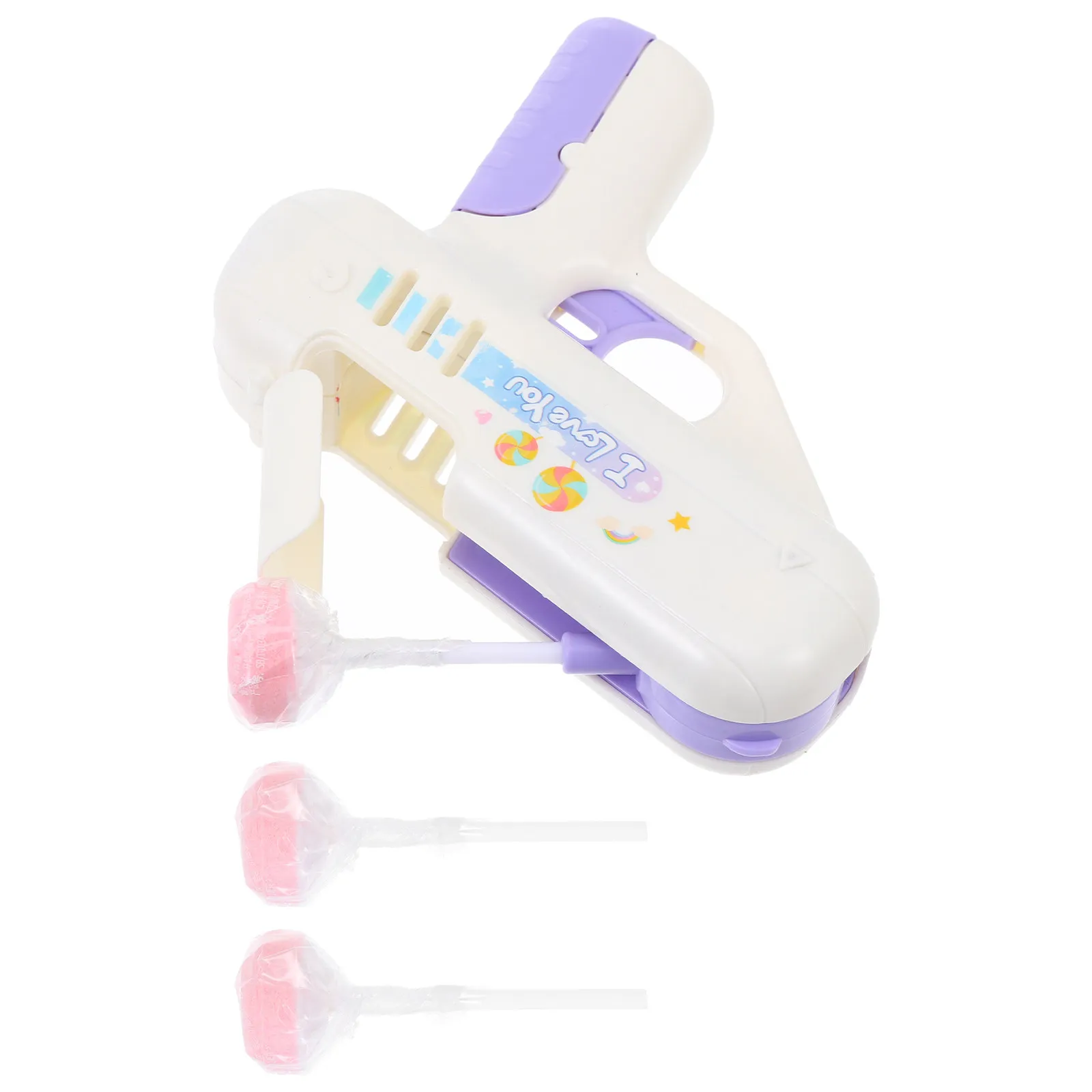 

Kids Shooting Toy Candy Dispenser Plaything Fun Lollipop Game Sweet Treat Launcher Gift for Children Adults