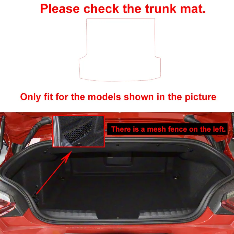 

For BMW Z4 G29 2019~2025 Leather Car Rear Trunk Mats Cargo Liner Anti Dirty Pad Anti-Slip Storage Pad Interior Car Accessories