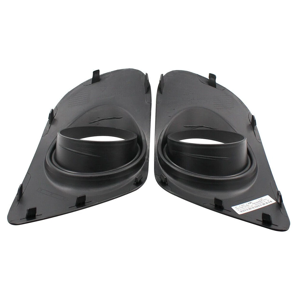 

Cover Fog Light Right Passenger Side Black Car Accessories Front Left Driver 2Pcs/1Pair 68088687AA ABS Plastic