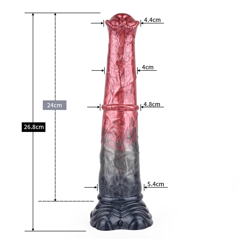 ROUGH BEAST Big Horse Dildos with Suction Cup for Sex Machine,Silicone Multi Color Animal Dildos Sex Toys for Women Men