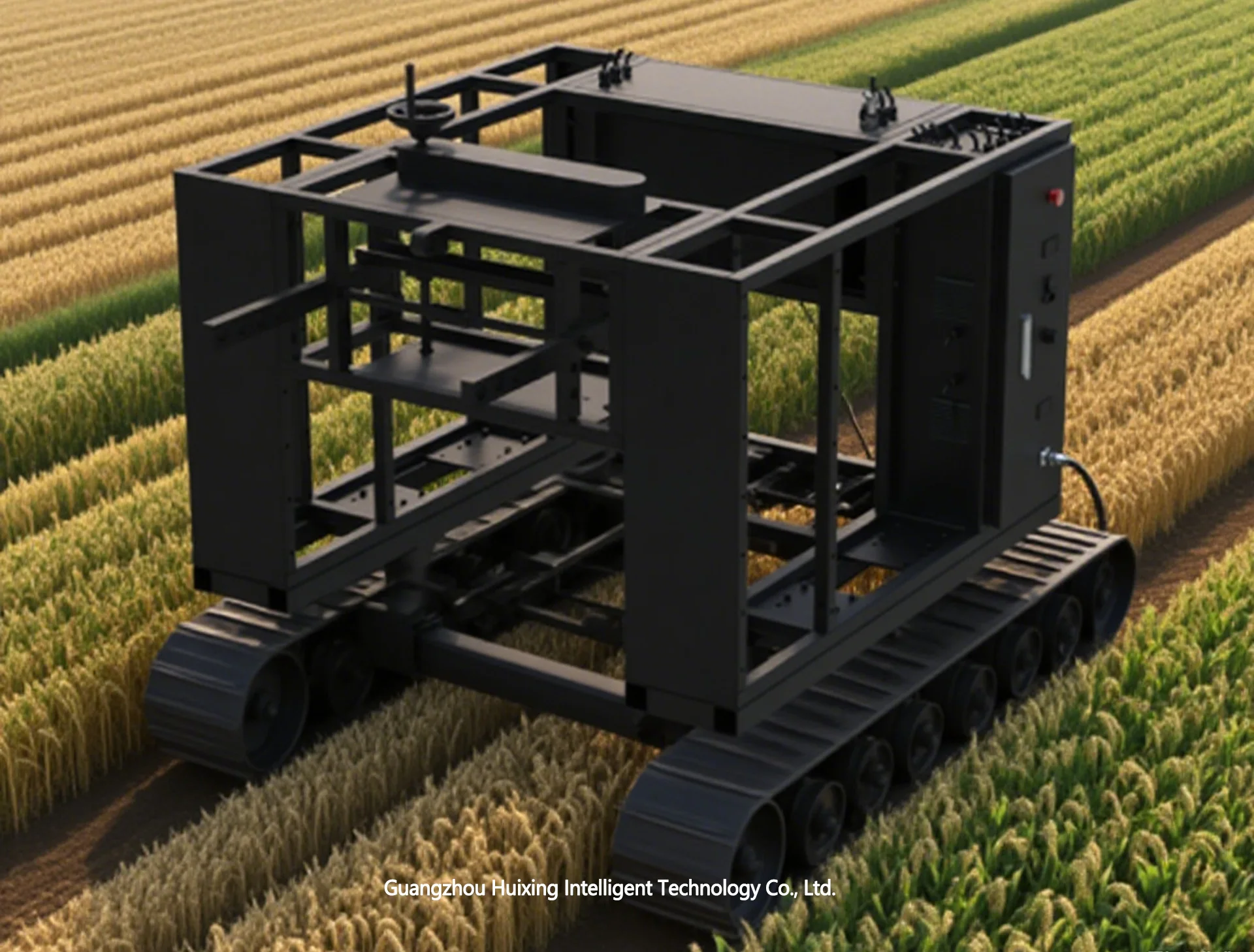 Track-Based Remote-Controlled Chassis All-Terrain Robot Platform UGV 200KG Payload 20° Climbing Servo Hold Customizable UGV