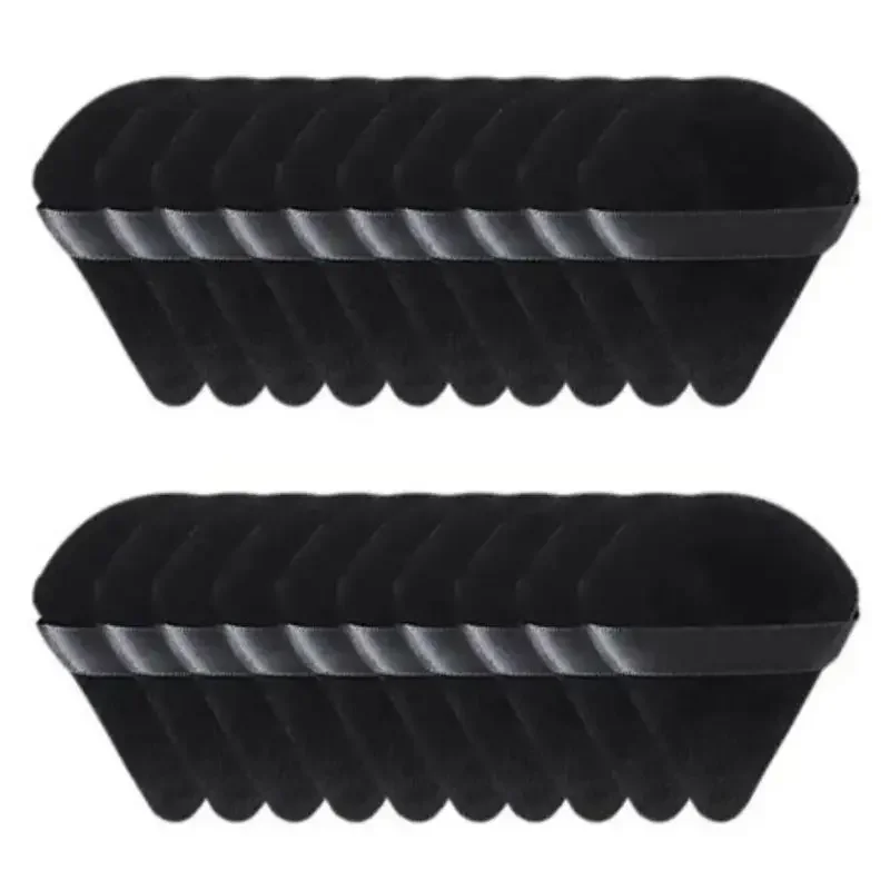 20 szt. Nowe Trójkątne Gąbki do Makijażu z Miękkiej, Przyjaznej dla Skóry i Delikatnej w Dotyku, Idealne do Użytku Domowego i Podróżnego