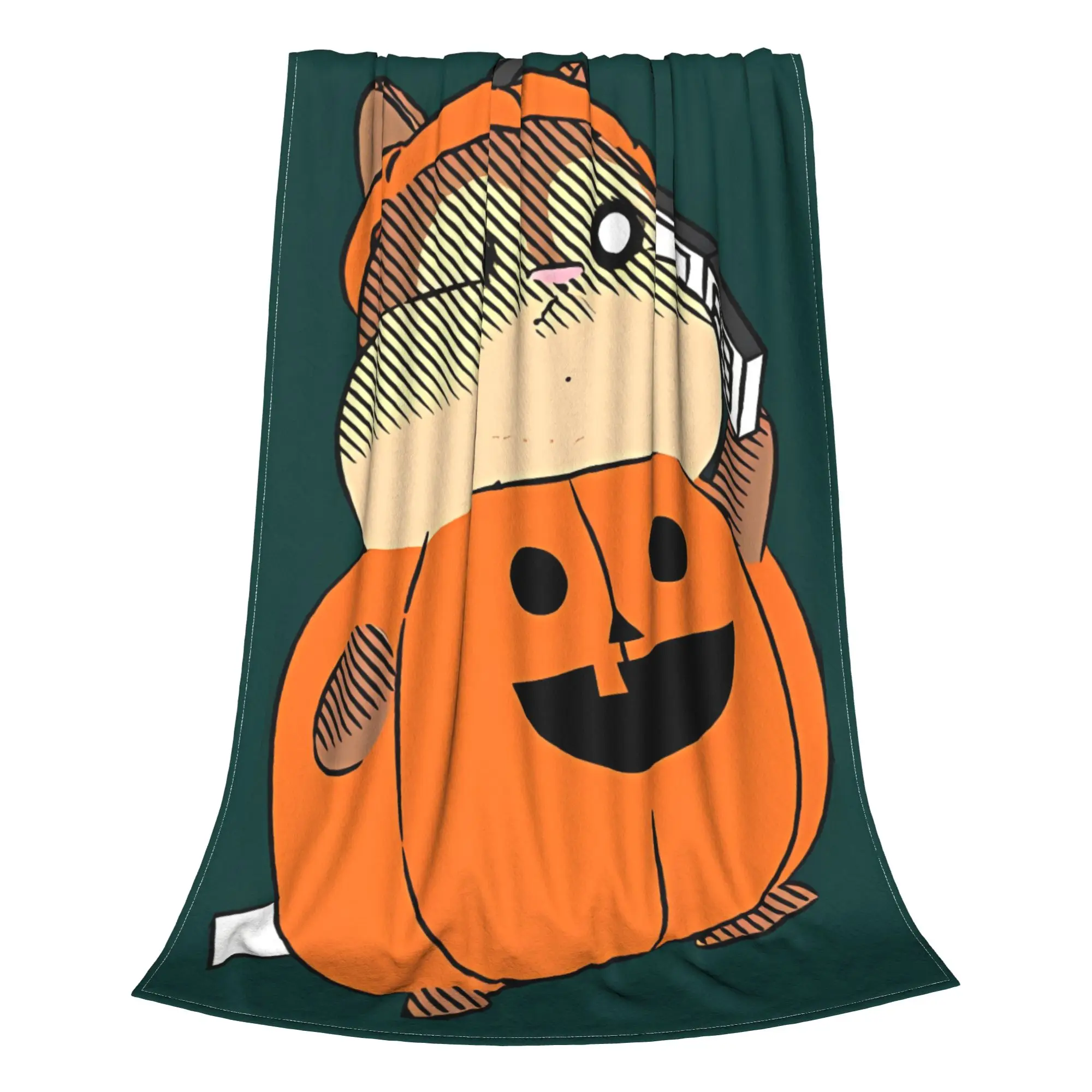 1PC Home Cute Room Decor Mouth O Lantern Blanket Throw Blanket Octopath Traveler Novelty Warm Blanket All Season