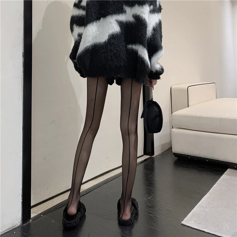 Pantyhose Women Lingerie Sexy Striped Thigh High Stockings Women Tights Female Hosiery High Waist Body Stockings Pantyhose Tight