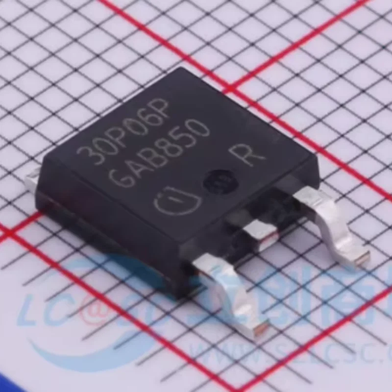 10PCS SPD30P06PG  P-Channel MOSFET 60V 30A TO-252-3 DPAK Original New