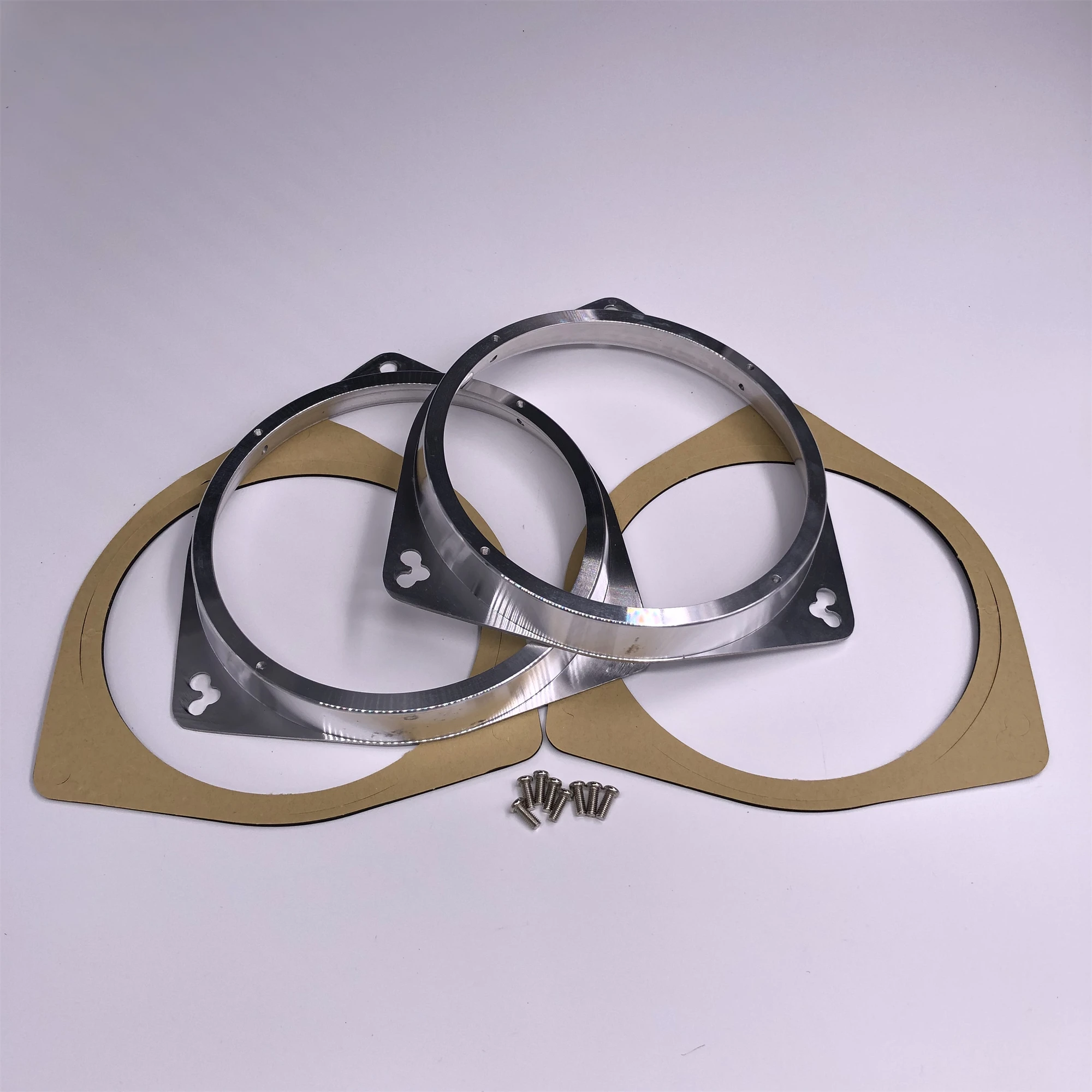 

2 шт. 6,5 дюймов, держатель адаптера для шайбы CarHorn, проставки для громких динамиков, коврик, кронштейн, автоаксессуары для TOYOTA NISSAN BYD Great Wall