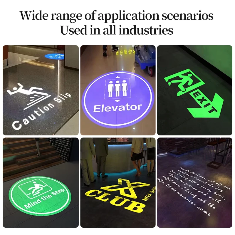 35W embedded pattern projection light, used to create an indoor atmosphere for text image signs displayed in shopping malls
