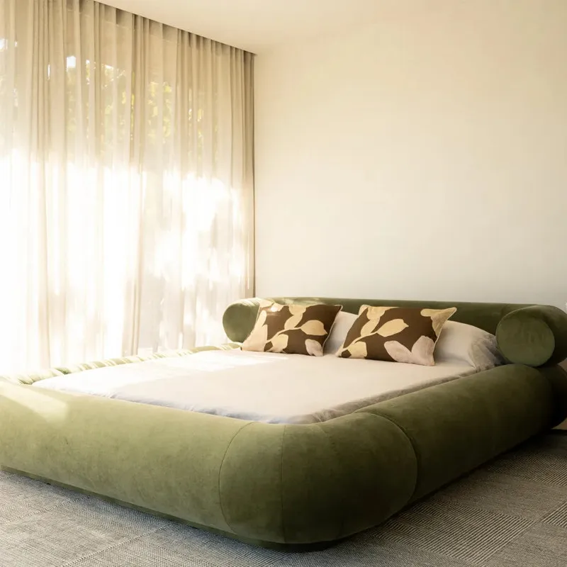 Comforter Adult Double Bed Large Luxury Modern Bases Bedroom Double Bed King Size Bedframe Camas De Dormitorio Home Furniture