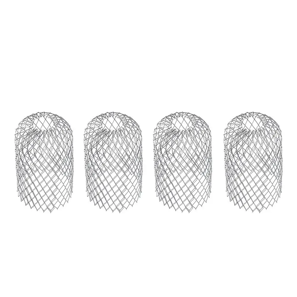 4pcs Downspout 파편 필터 스트레이너 거터 가드 리프 보호 스크린 필터 헤비 듀티 알루미늄 비 부식성 방수