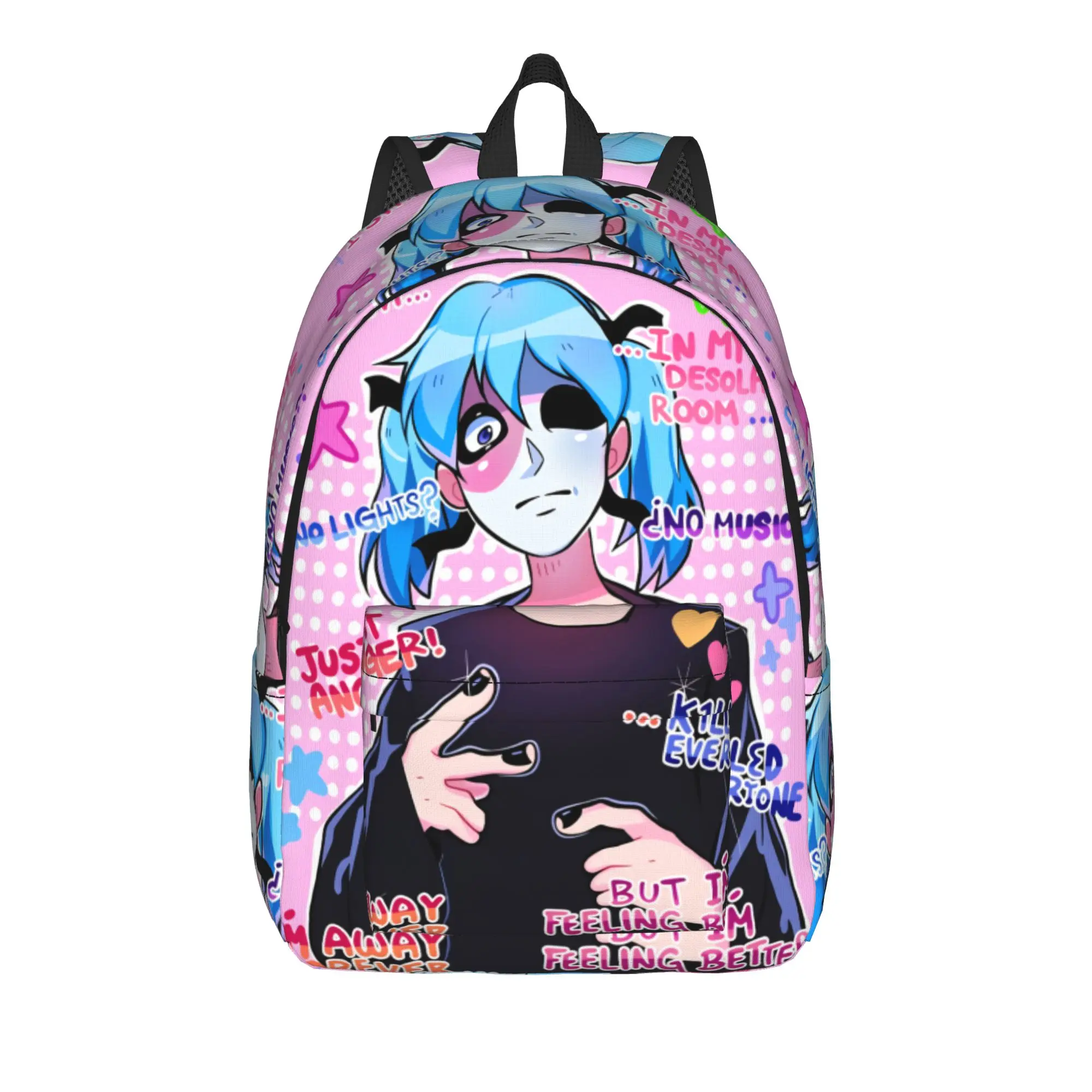 Sally Face Game Anime SF Backpack  Sport Backpacks Female Aesthetic School Bags Design Lightweight Rucksack