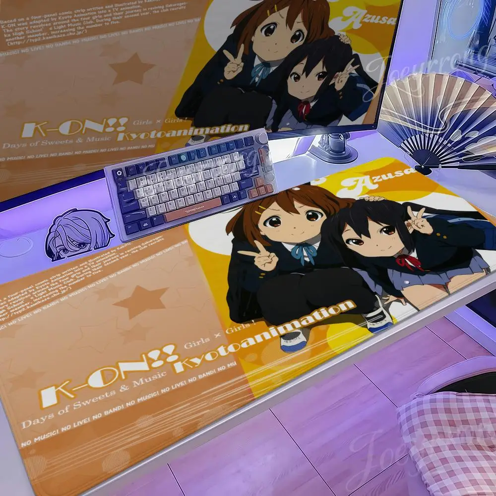 

k-on Mouse Pad Hot Anime 1000x500 Taro Sakamoto Days XXL Large Gaming Non-slip Office Keyboard Mats Desk Mat