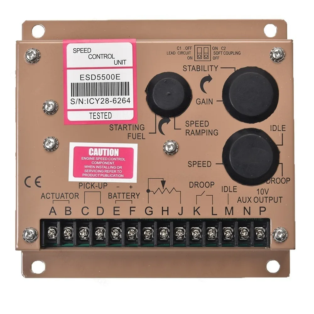 ESD5500E Speed Controller Board Electronic Governor ESC Module for Diesel Engine Generator Set Speed Modulator