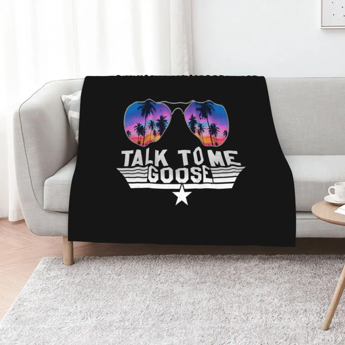 Talk To Me Goose Throw Blanket Tourist Custom Sofa Quilt Personalized Gift for babies warm for winter Blankets
