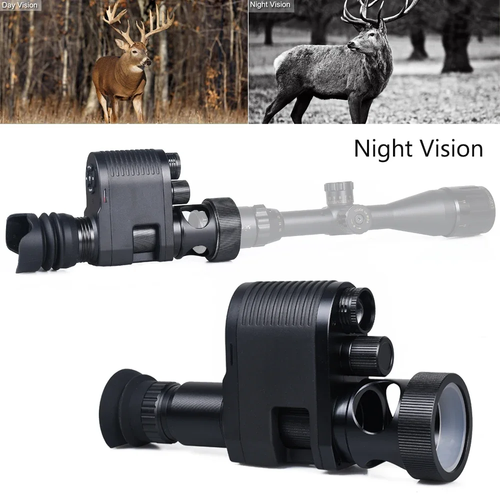 

Megaorei 3 Digital Night Vision Riflescope Infrared Scope Optical Sight Camera Wildlife Hunting HD Video Photo with IR Laser LED