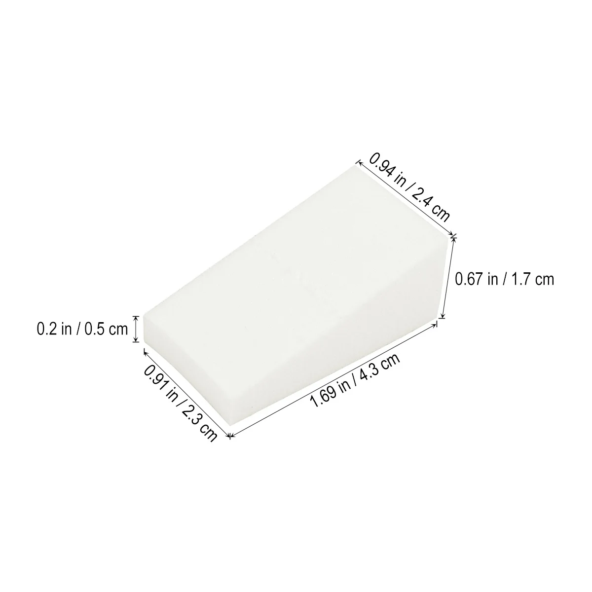 Bouffée de poudre triangulaire Premium pour le visage, 24 pièces, pour le maquillage, facile à laver, applicateur de Blush triangulaire Durable, outil cosmétique