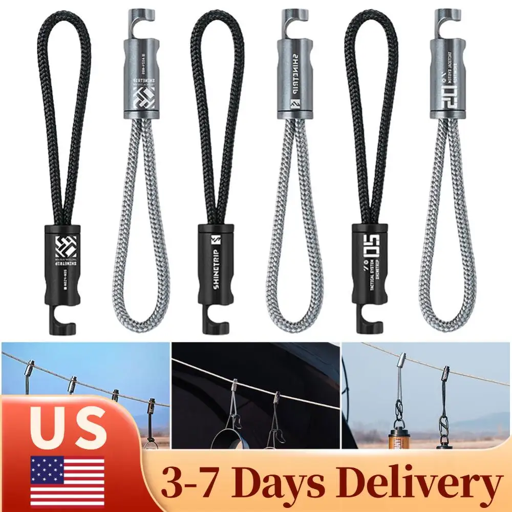 

Крепление для веревки из алюминиевого сплава, портативный держатель для веревки, многофункциональная пряжка для ветровой веревки для путешествий, пикников, походов с рюкзаком