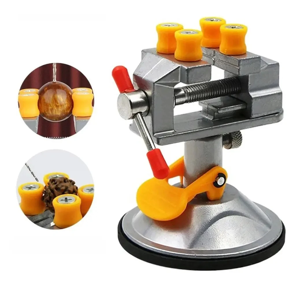 The listing describes this as a rotatable mini bench vise.