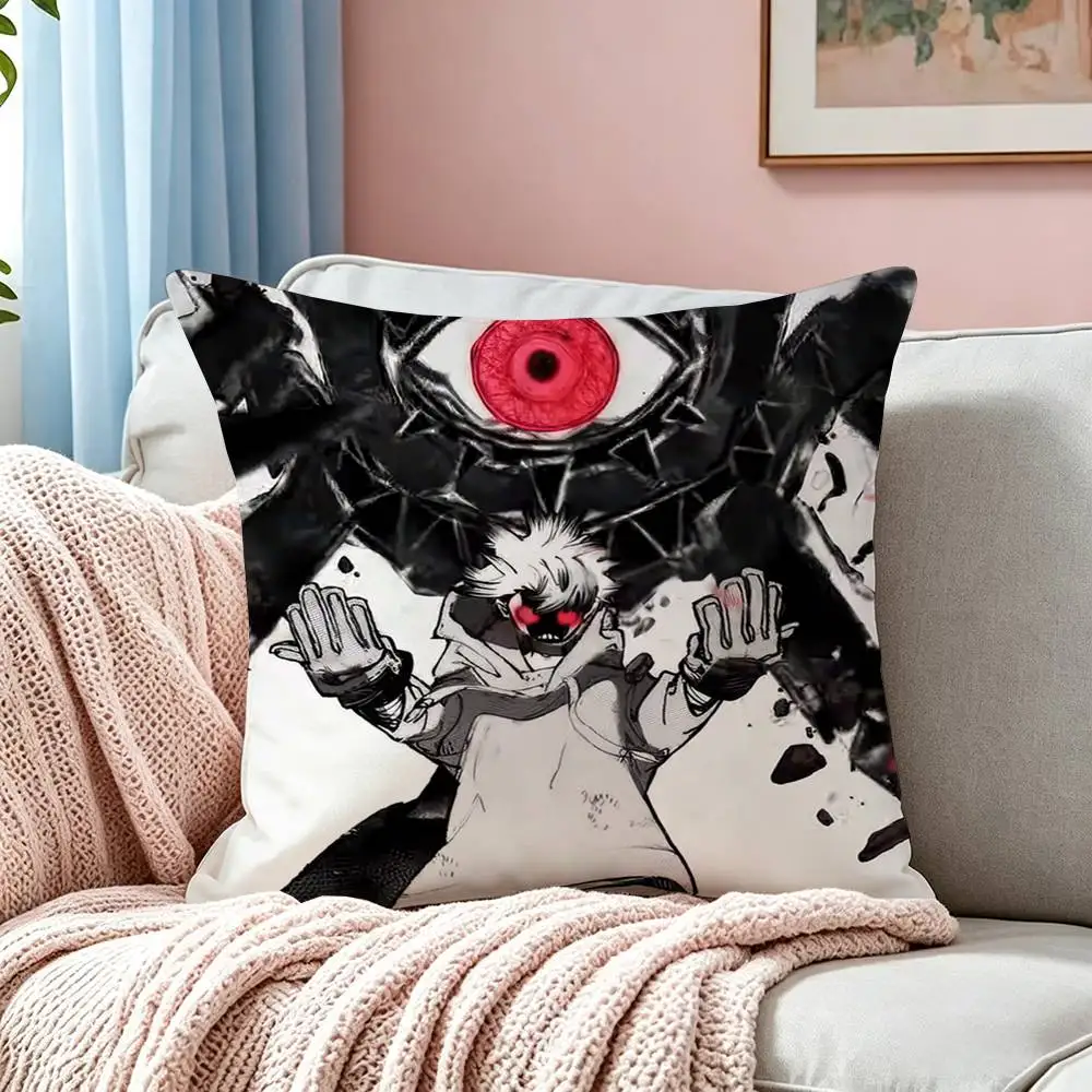 Anime G-Gachiakuta R-Rudo Surebrec  Square Double-Sided printed Pillow Case Bedroom Bedside Pillow Sofa Cushion Cover