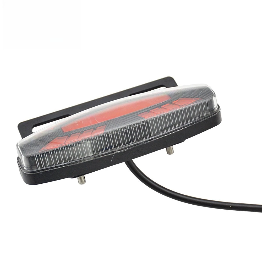 Electric Bike LED Headlight Tail Light Turn Signal Switch Five Star Horn Full Light Kit-2PCS