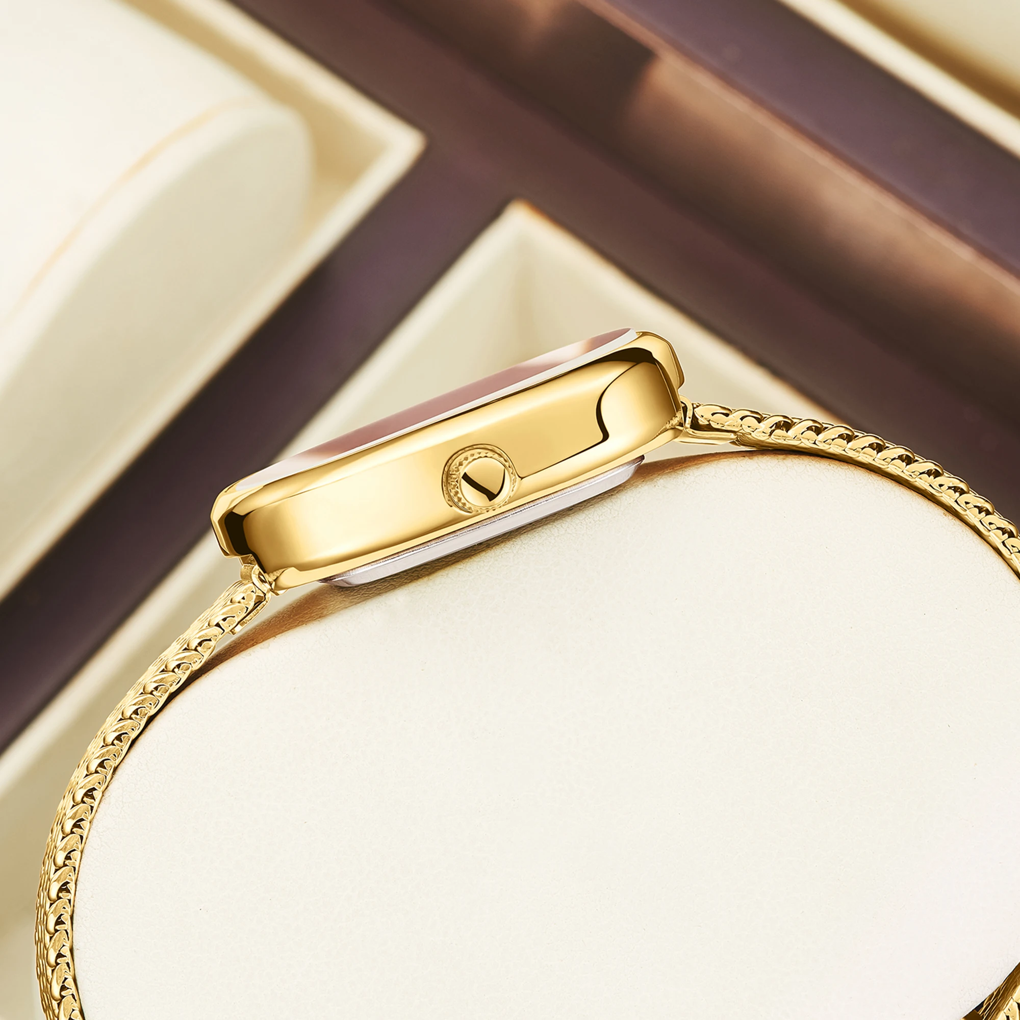 Jam Tangan Gelang Kuarsa Tahan Air Wanita Modis Merek YaLaLuSi: Desain Minimalis untuk Anak Perempuan Jam Tangan Reloj Mujer untuk Wanita