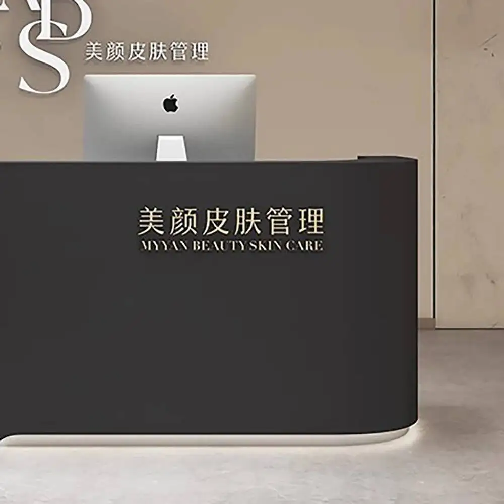 Cabinet Delicacy Counter Bar Fashion Elegant Glamour Modern Luxury Reception Desks Unique Simple Mostrador Commercial Furniture