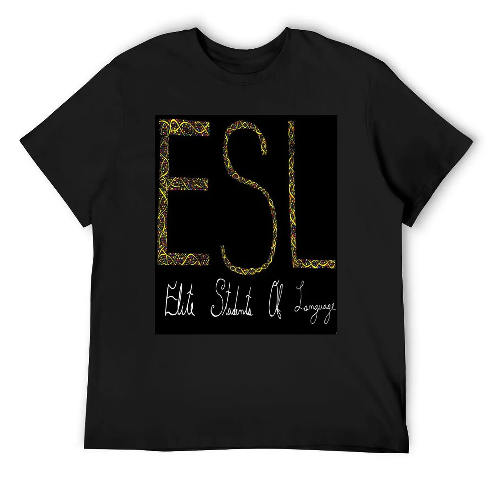 

ESL T-Shirt kawaii clothes oversized graphic tee summer top Short sleeve tee tshirts for men