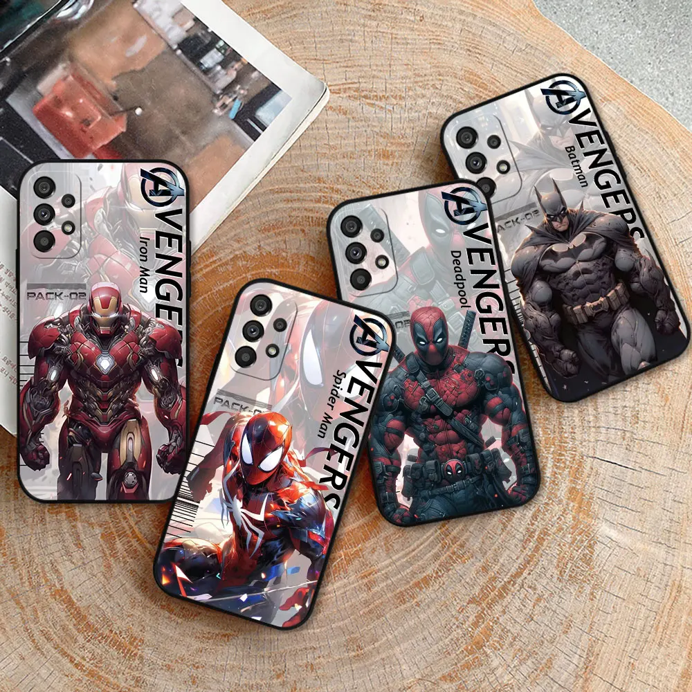 

Marvel The Avengers Heros Cartoon Case For Samsung Galaxy A52 A54 A53 A55 A51 A72 A71 A73 A90 A80 A42 A35 A34 A33 A32 A31 Cover