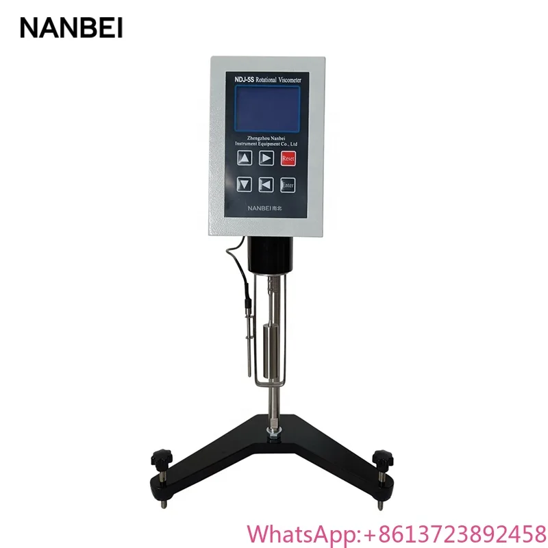

10 MPas 100000 MPas Laboratory LCD Touch Screen Digital Rotational Viscometer for Measuring Various Fluids