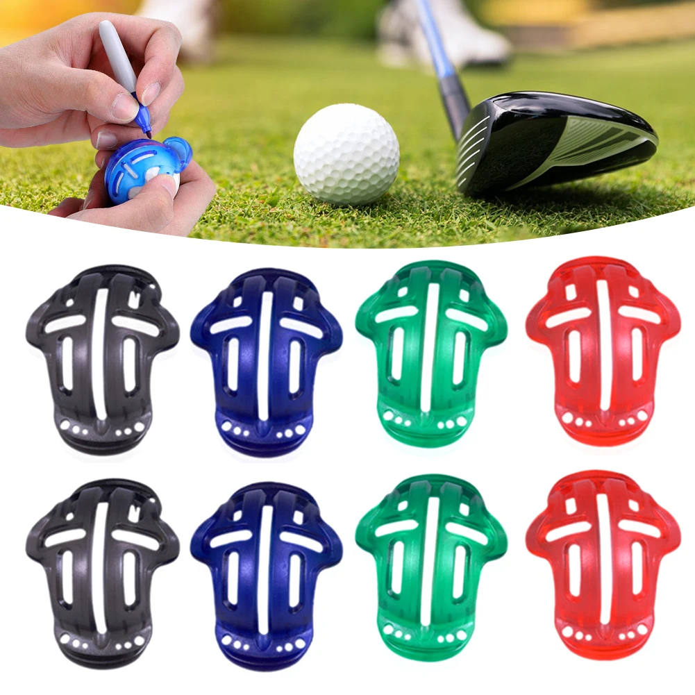 Practical Golfs Ball Plotter Easy Use Portable Ball Line Mold For Golfs Ball