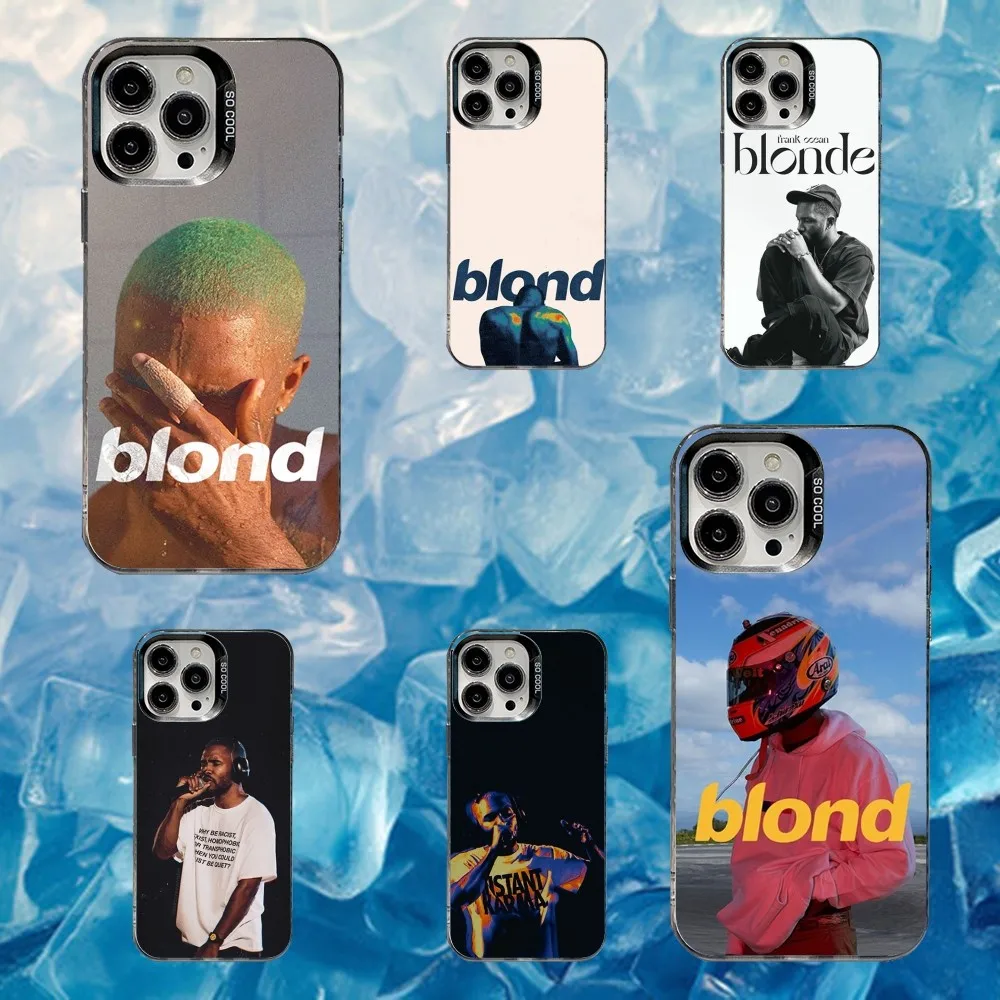 

Singer F-Frank Blond Oceans Phone Case For iPhone 16,15,14,13,12,11,Mini,Pro,SE,MAX White Matte Shockproof Cover