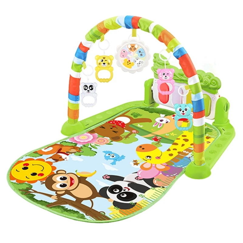 3-in-1 Kick 'n for Play Piano Gym Musical for Play Mat for Baby Tummy for TIME Activity Centers with Hanging Rattles Gen