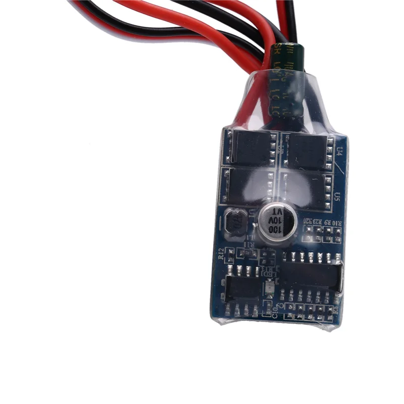 

5X Rc ESC 10A Матовый регулятор скорости двигателя для радиоуправляемой автомобильной лодки без тормоза без тормоза